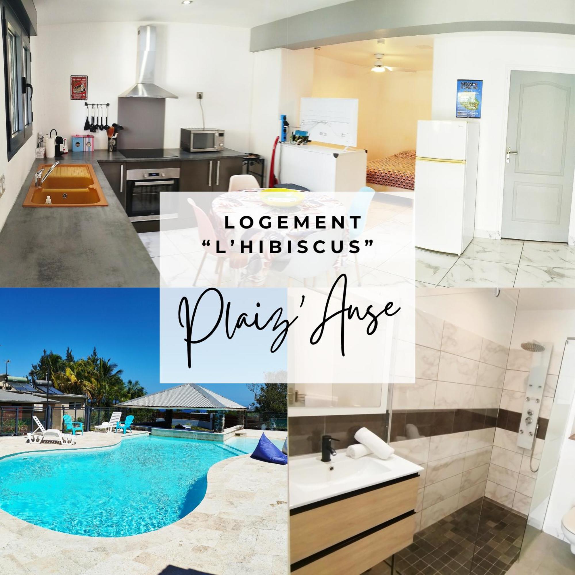 Apartmán L'Hibiscus De Plaiz'Anse Petite Île Exteriér fotografie